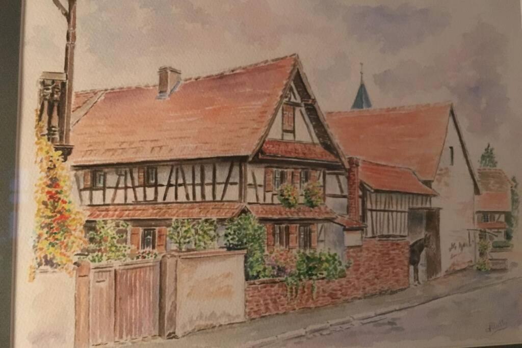 Gite Alsacien Eckwersheim Экстерьер фото